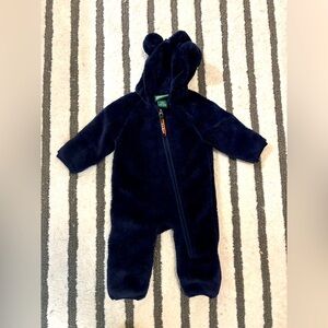 LL Bean Fleece Bunting Navy